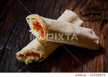 Shawarma Lavash. Studio Photo 22209054