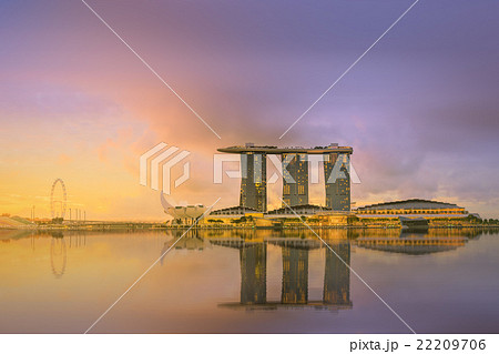 Singapore Skyline and view of Marina Bay Singapore Skyline and view of Marina Bay 22209706