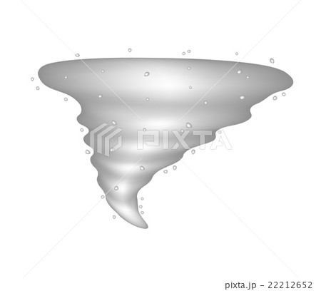 Tornado in silver design  22212652