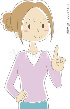 お母さん指さし 22214195