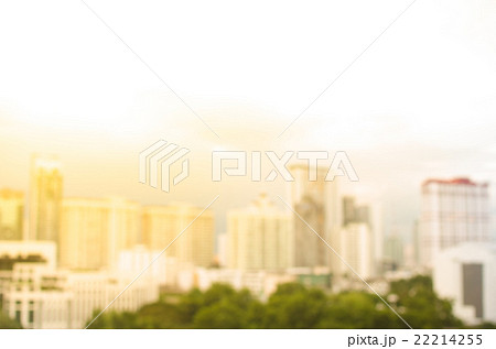 Blurred sunrise over city background, Blurred sunrise over city background, 22214255