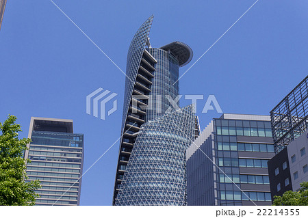 名古屋駅前・笹島交差点付近　ビル群 22214355
