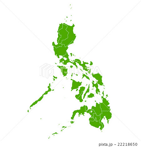 Philippines Map Country Icon Stock Illustration