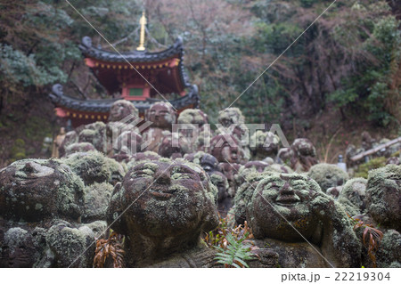 愛宕念仏寺、石像千二百羅漢と多宝塔 愛宕念仏寺、石像千二百羅漢と多宝塔 22219304