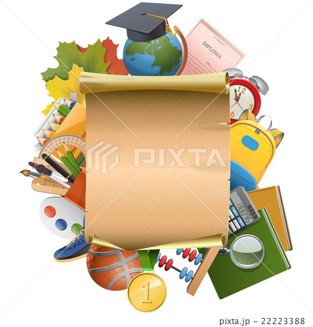 Vector Education Concept with Scroll 22223388