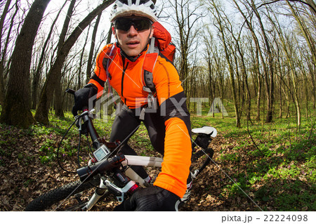 Cyclist Riding the Bike Cyclist Riding the Bike 22224098