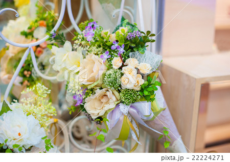 Beautiful decor of flowers for the wedding photo Beautiful decor of flowers for the wedding photo 22224271