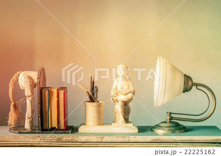 Statues and ornaments of old. 22225162