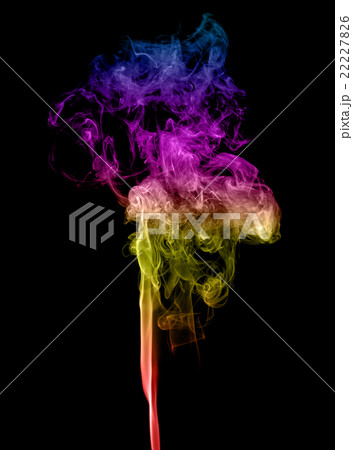 Abstract multicolored smoke 22227826