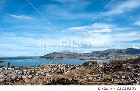 Puno on the Lake Titicaca, Peru 22229205