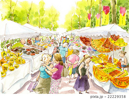 エクサンプロヴァンスの雑貨市 22229358