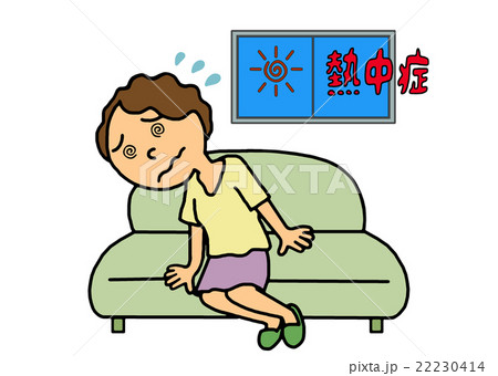 熱中症の女性 22230414