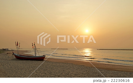 fishing boat on the beach 22230616