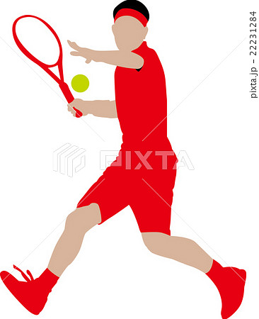 テニスのイラスト素材 22231284 Pixta