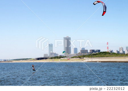 検見川浜のカイトボード 検見川浜のカイトボード 22232012