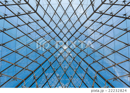 Geometric Shapes of the Louvre Museum Pyramid 22232824