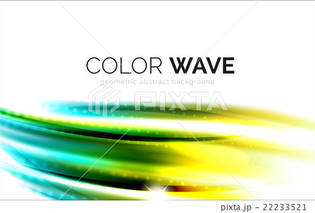 Blurred vector wave design elements Blurred vector wave design elements 22233521