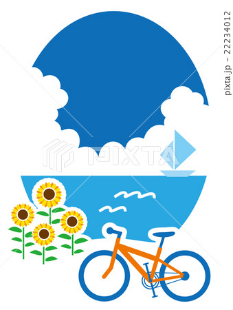 夏の海辺をサイクリングMTB 夏の海辺をサイクリングMTB 22234012