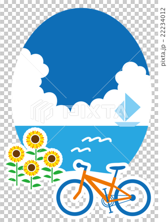 夏の海辺をサイクリングMTB 夏の海辺をサイクリングMTB 22234012