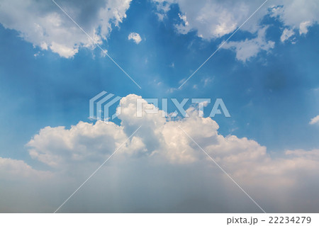 Clouds with blue sky 22234279