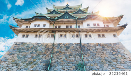 Nagoya castle landmark in nagoya japan. 22236461