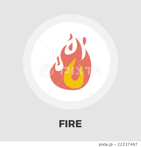 Fire flat icon Fire flat icon 22237487