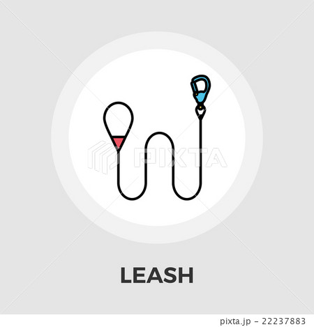 Leash vector flat icon 22237883