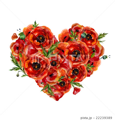 Watercolor flowers bouquet 22239389