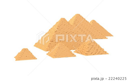 Egyptian pyramids illustration 22240225