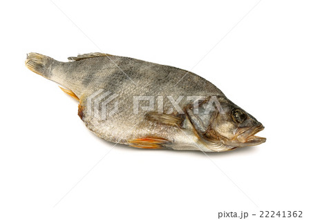 Dry dried fish isolated on white background. Dry dried fish isolated on white background. 22241362