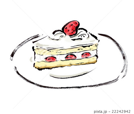 ショートケーキのイラスト素材 [22242942] - PIXTA