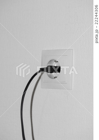 socket on the white background 22244306