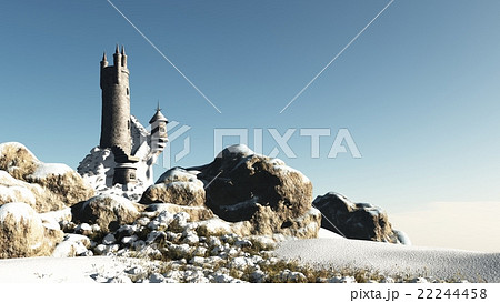 Fantasy Tower in the Snow Fantasy Tower in the Snow 22244458