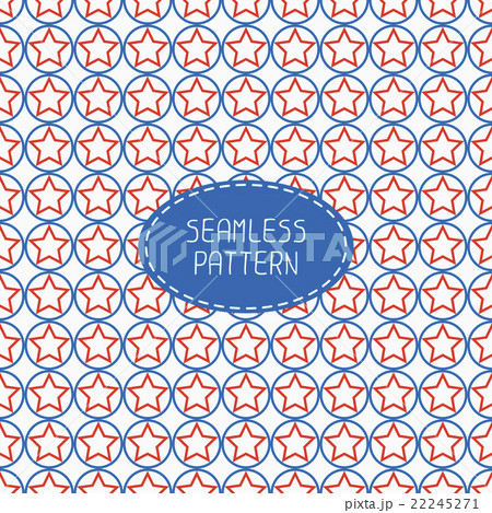 Geometric patriotic seamless pattern with red Geometric patriotic seamless pattern with red 22245271
