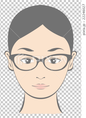 Glasses women's fox illustration 22246027