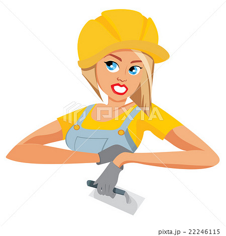 Woman construction worker Woman construction worker 22246115