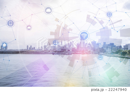 モノのインターネット（IoT,Internet of things）アブストラクトイメージ 22247940