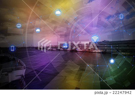 モノのインターネット（IoT,Internet of things）アブストラクトイメージ 22247942