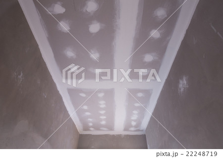 gypsum board ceiling construction site 22248719