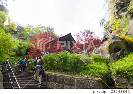 山形市　新緑の山寺立石寺 22248849