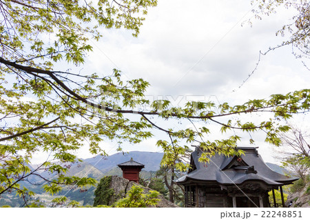 山形市 新緑の山寺立石寺 山形市 新緑の山寺立石寺 22248851