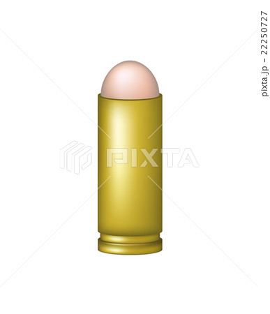 Copper bullet in golden cartridge  22250727