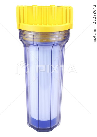 New Charcoal Water Filter Cartridge Isolated New Charcoal Water Filter Cartridge Isolated 22253642