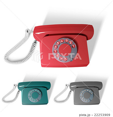 vector old phone in different colors 22253909