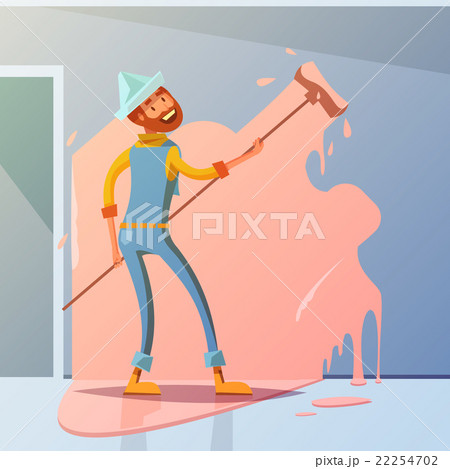 House Painter Illustration  22254702