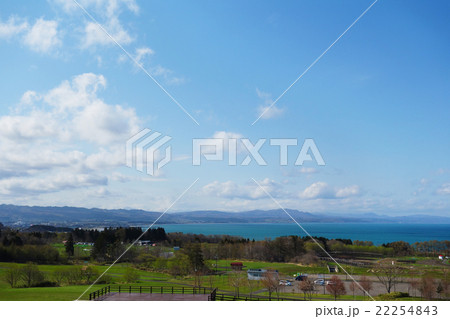 春の噴火湾パノラマパーク 22254843