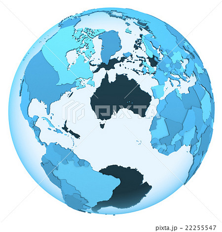 North America and Europe on translucent Earth 22255547