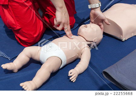 Infant CPR dummy first aid 22255668