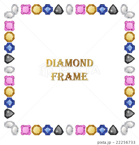 Diamonds square frame 22256733
