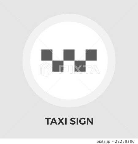 Taxi vector flat icon 22258386